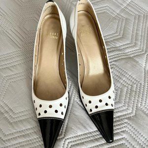 STUART WEITZMAN Black & White Pumps - Size 7